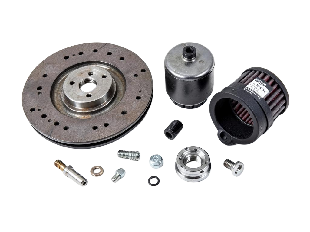 Brake disc, oil filter, air filter and other automotive spare parts